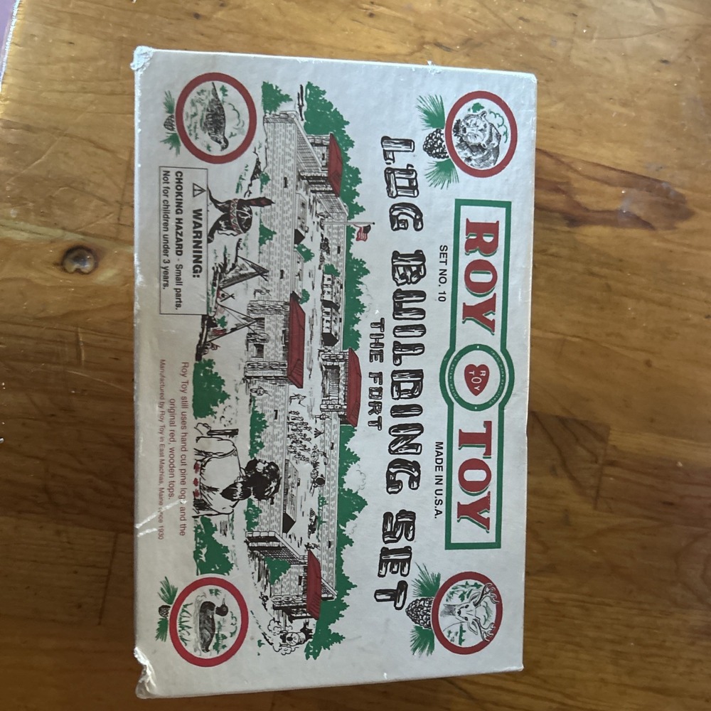 Roy Toy Log Building Set - The Farm  Set #10